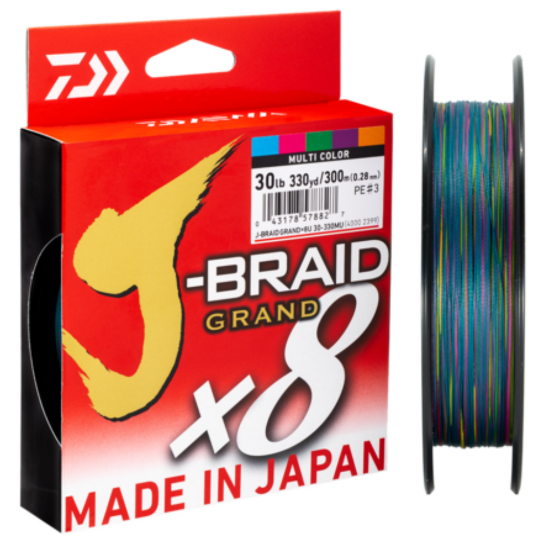 Daiwa J-Braid x8 330YDS Dark Green Braided Line