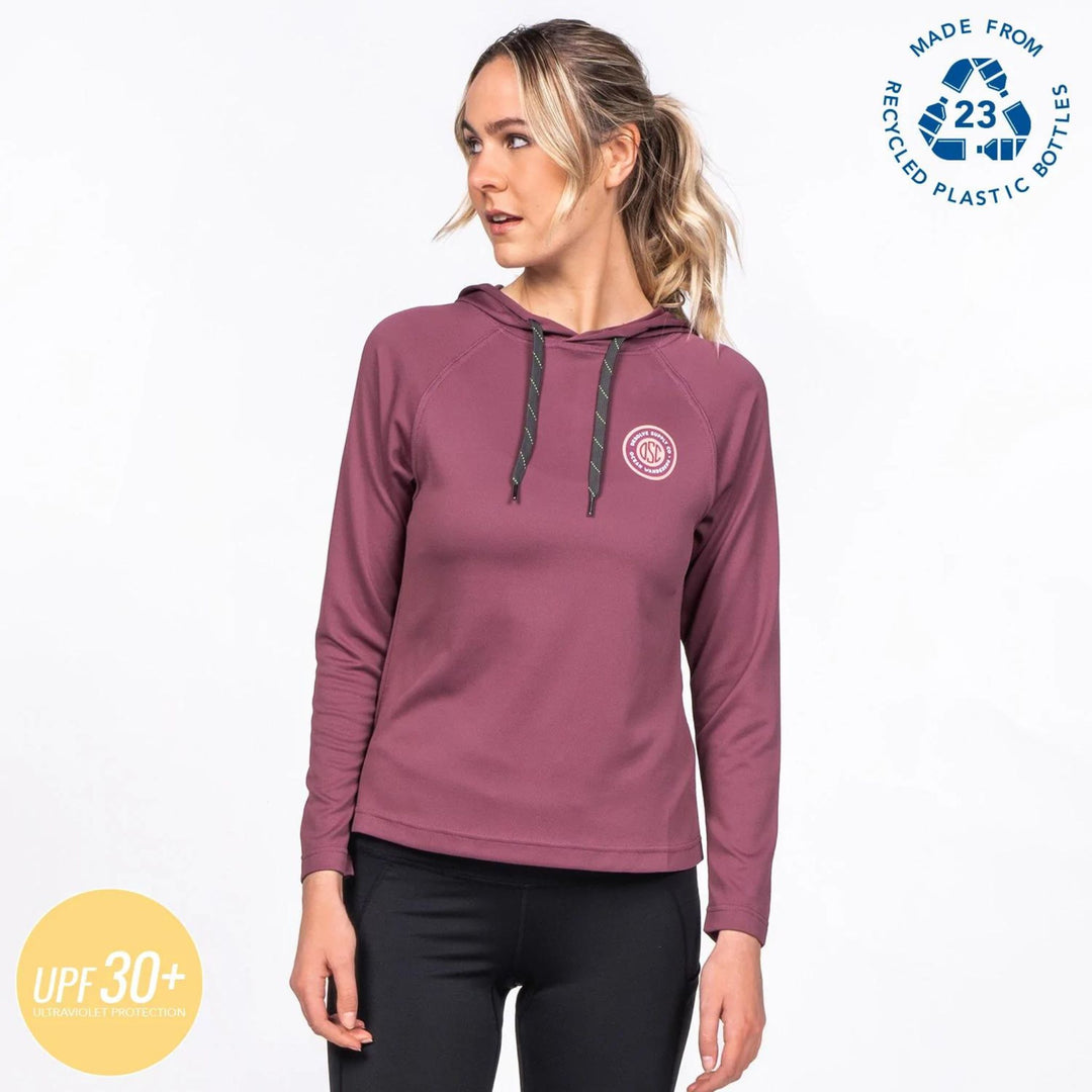 Desolve Breaker Hoodie Womens Plum