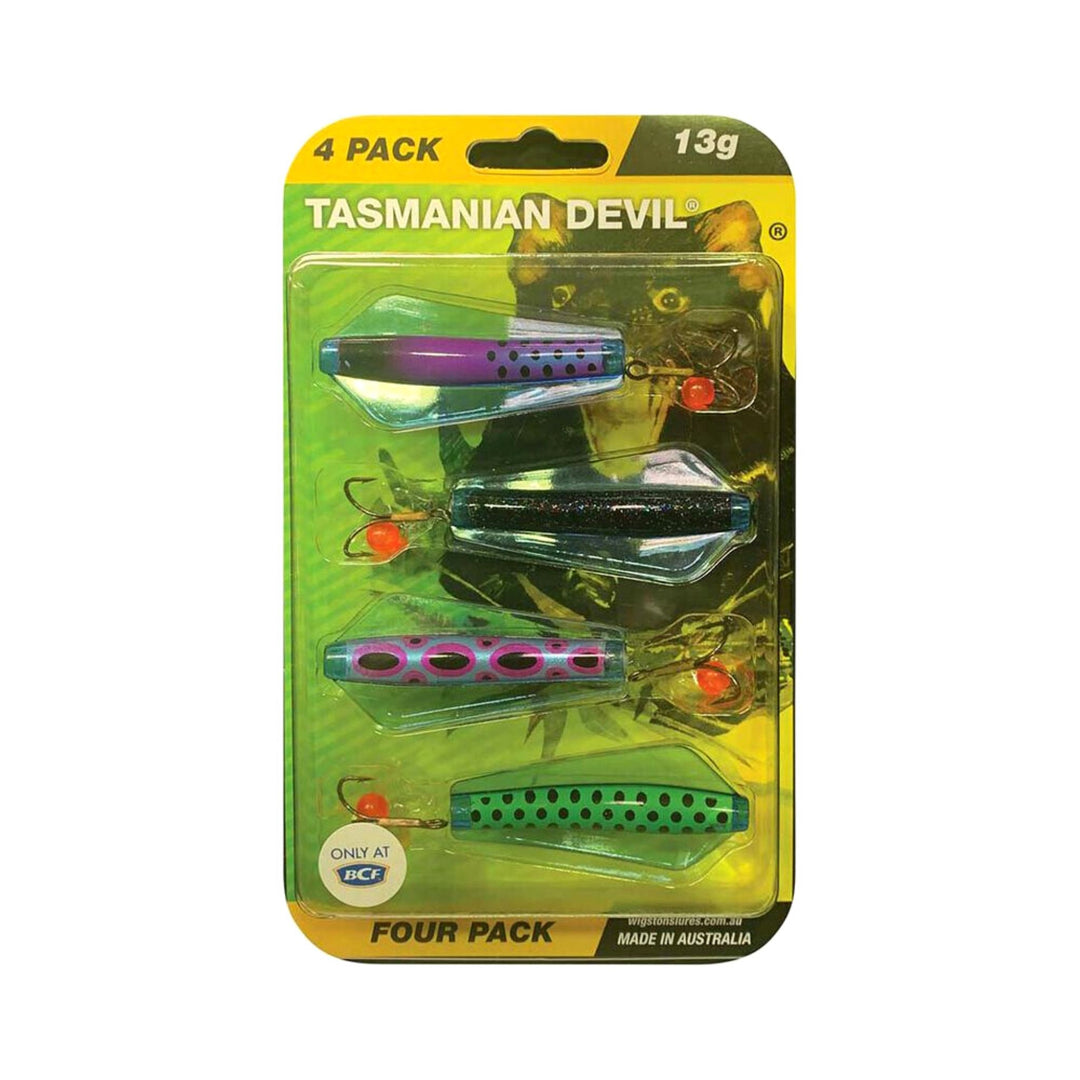 Tassie Devil Lures 13.5G Multi Colour Saltwater 4 Pack